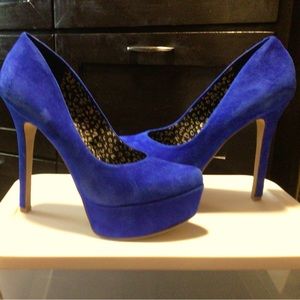 Brand New Never Worn Royal Blue Jessica Simpson Waleo Pumps.